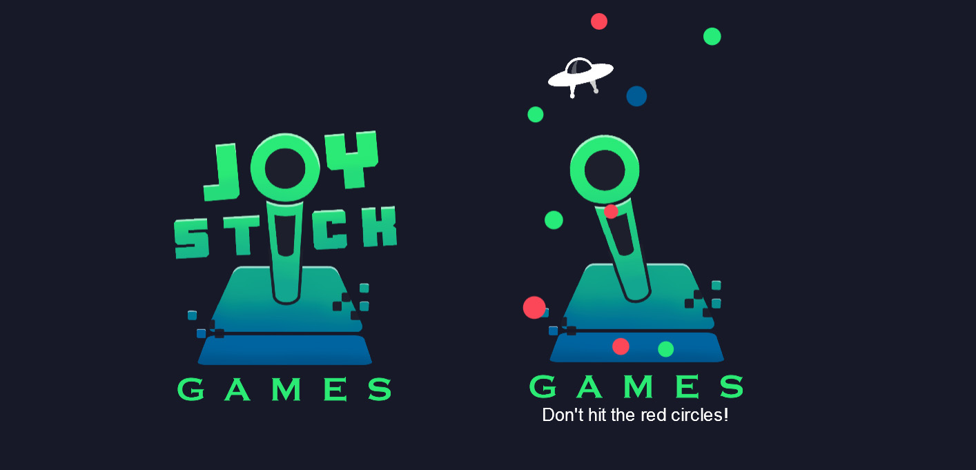 Interactive Logo for Joystick Games