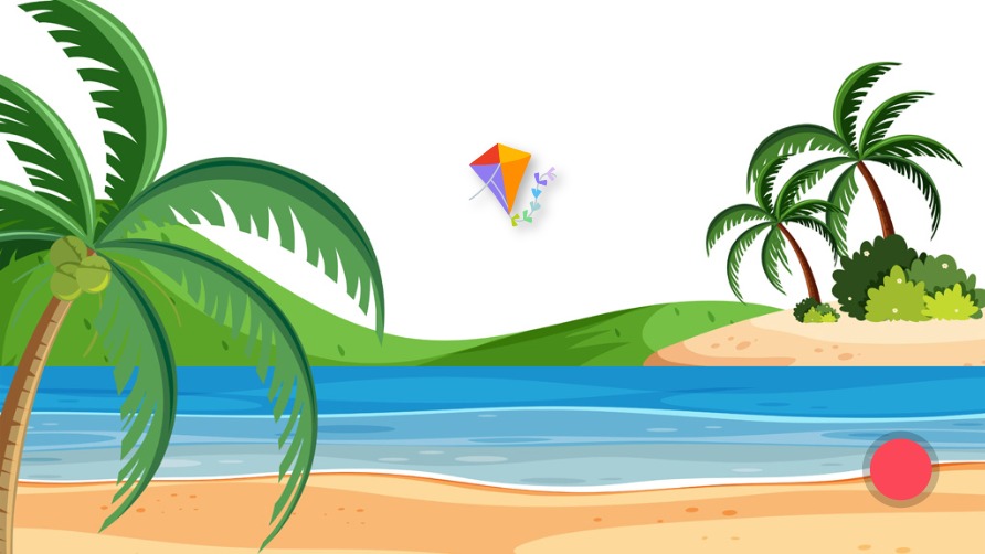 Zapp: fly around thumb DPad() noto_kite in boundary:S (noLongLine) notSmaller | ZIM JavaScript Canvas Framework - Code Creativity