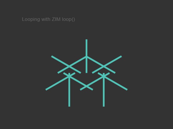 Zapp: <span style=color:#995599>Bits</span><br>ZIM loop() | ZIM JavaScript Canvas Framework - Code Creativity