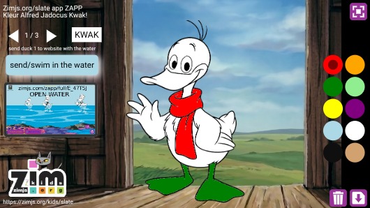 Zapp: SEND FILL of 3 ducks Kwak +download  + SEND(socket senddrawing OK) | ZIM JavaScript Canvas Framework - Code Creativity