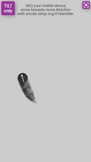 Zapp: TILTonly P: black circle deviceM+orient. arrow in circle | ZIM JavaScript Canvas Framework - Code Creativity
