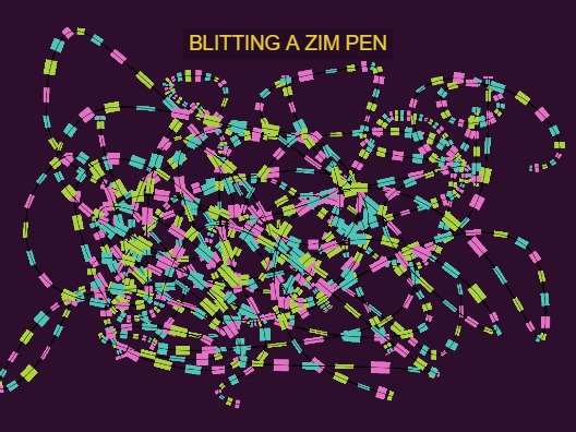 Zapp: <span style=color:#995599>Help</span><br>Blitting a ZIM Pen with lots of lines | ZIM JavaScript Canvas Framework - Code Creativity
