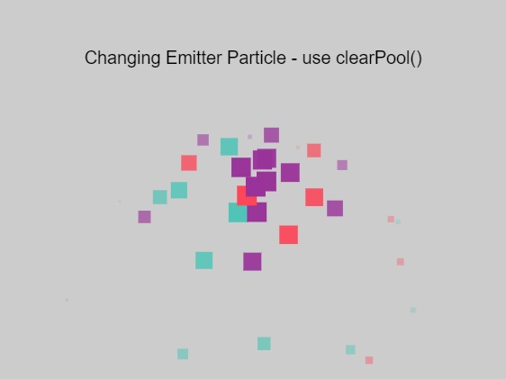 Zapp: <span style=color:#995599>Help</span><br>Changing Emitter Particles | ZIM JavaScript Canvas Framework - Code Creativity
