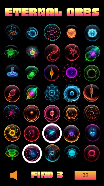 Zapp: <span style=color:#995599>Game</span><br>3. Eternal Orbs - Plasma Pod Pattern Game | ZIM JavaScript Canvas Framework - Code Creativity