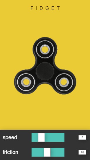 Zapp: <span style=color:#995599>Five</span><br>Fidget Spinner | ZIM JavaScript Canvas Framework - Code Creativity