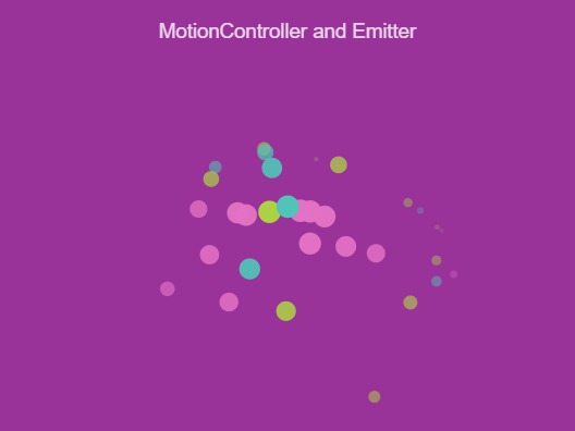 Zapp: <span style=color:#995599>Demo</span><br>MotionController and Emitter! | ZIM JavaScript Canvas Framework - Code Creativity