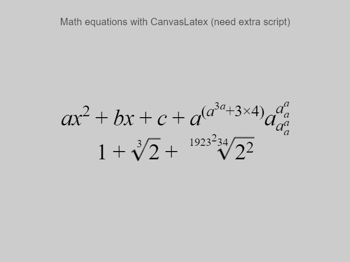 Zapp: <span style=color:#995599>Help</span><br>Math with Canvas Latex | ZIM JavaScript Canvas Framework - Code Creativity