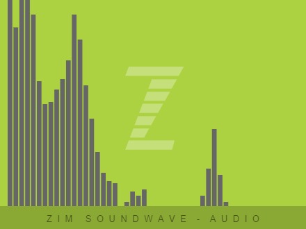 Zapp: <span style=color:#995599>Demo</span><br>ZIM Soundwave with Audio | ZIM JavaScript Canvas Framework - Code Creativity